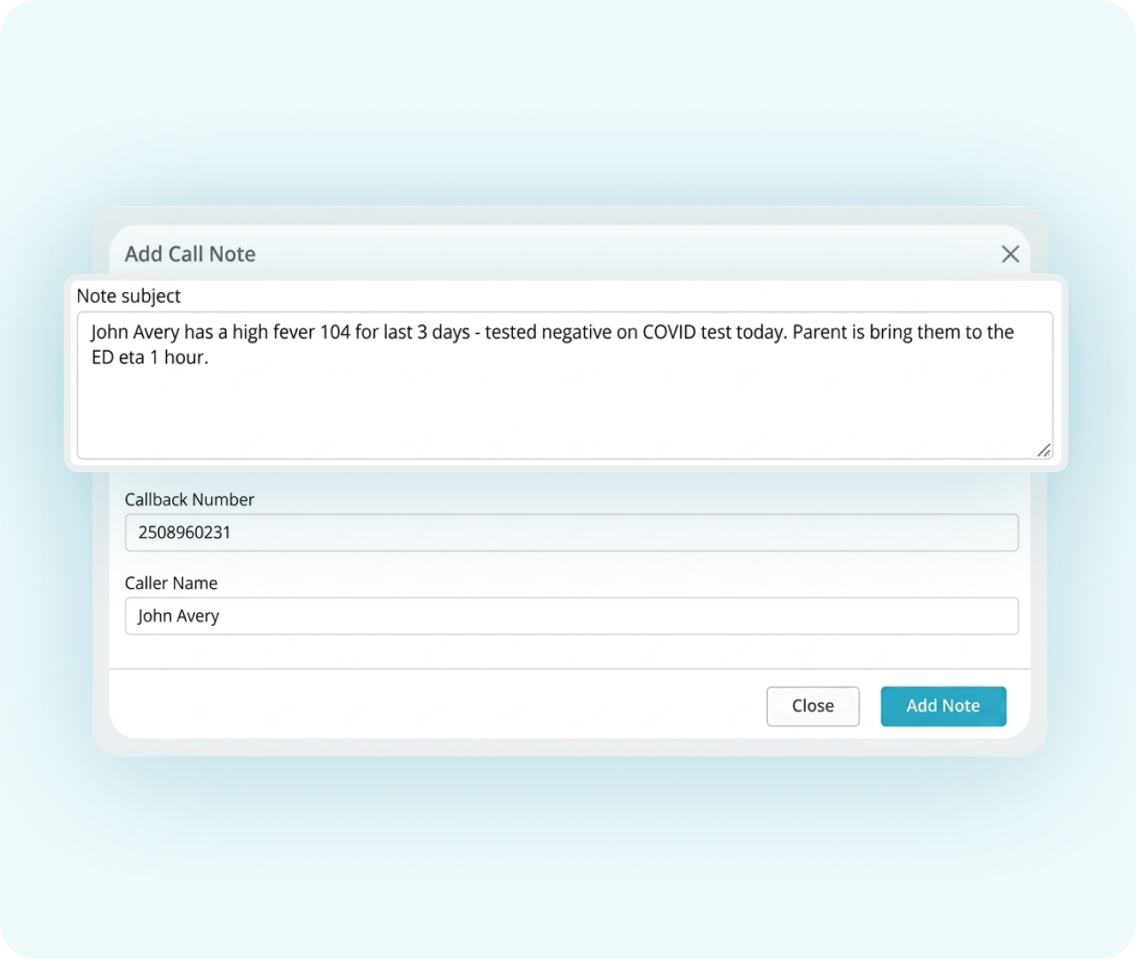 Call notes