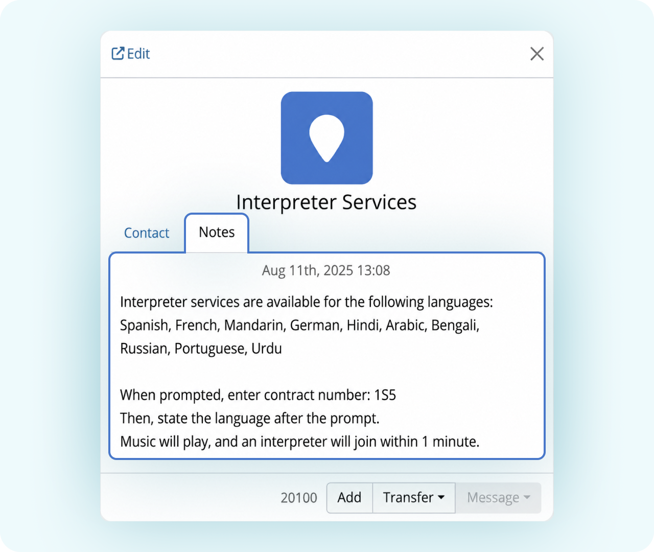 Interpreter Services