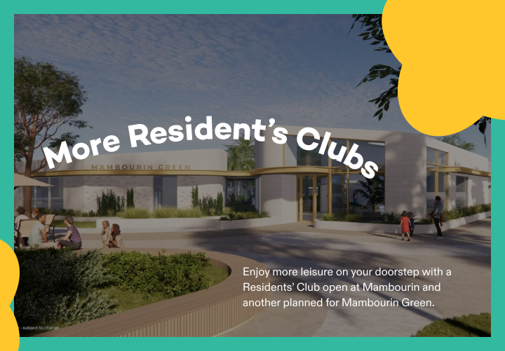 More residential's clubs - enjoy more leisure on your doorstep with a clubs