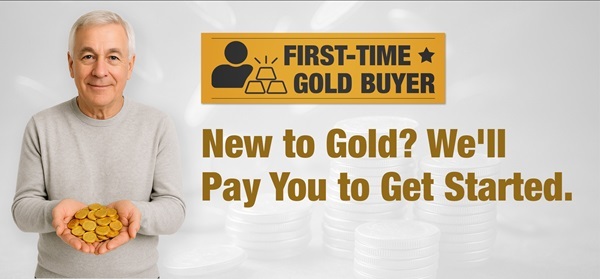Get a Special First-Time Gold Buyer Rebate