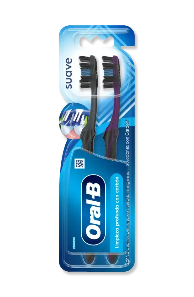 Cepillo Dental Oral-B Limpieza Profunda con Carbón