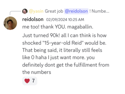 Reid Olson in the Viral Video Club Discord