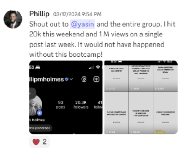 Phillip in the Viral Video Club Discord