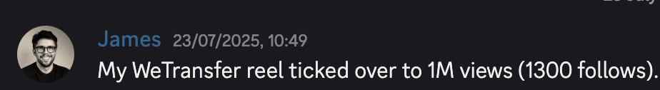 James in the Viral Video Club Discord