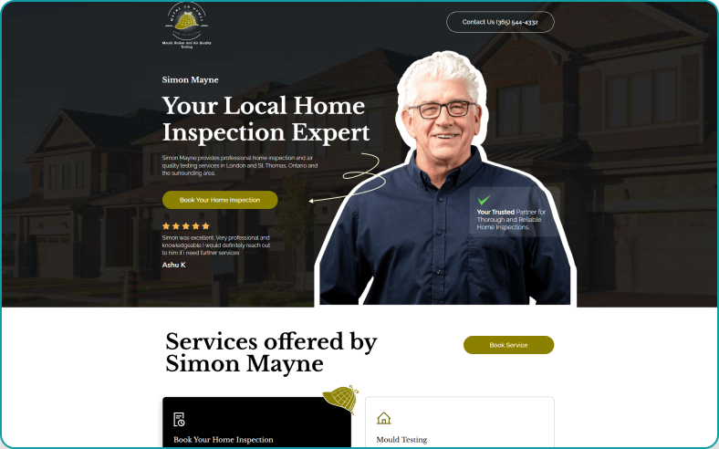 Landing page example 3