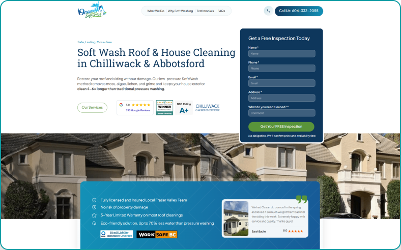 Landing page example 2