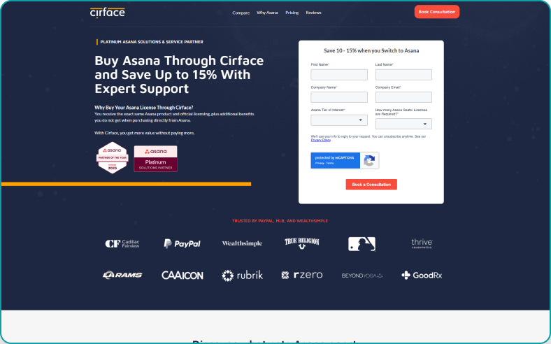 Landing page example 1