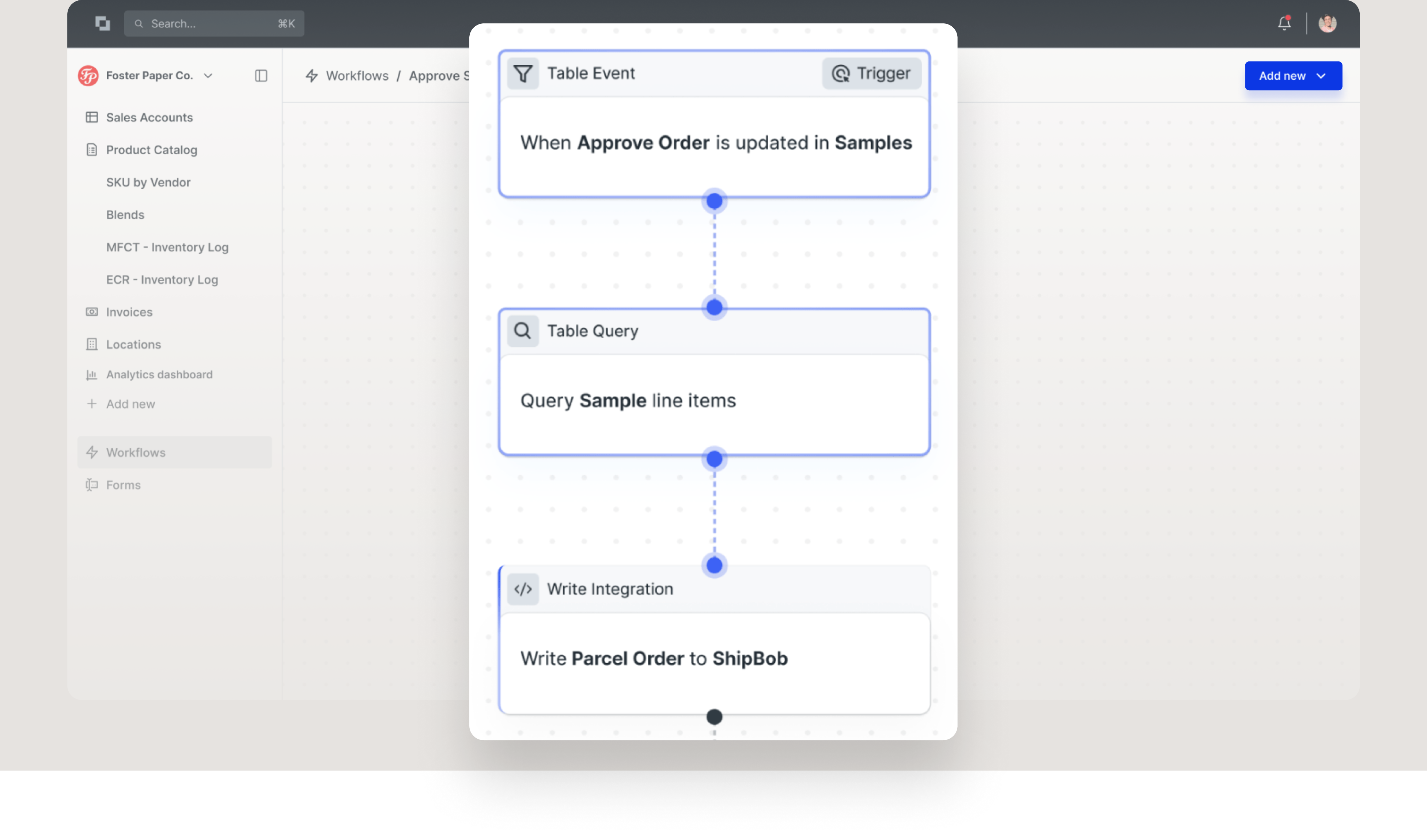 Automate the value chain