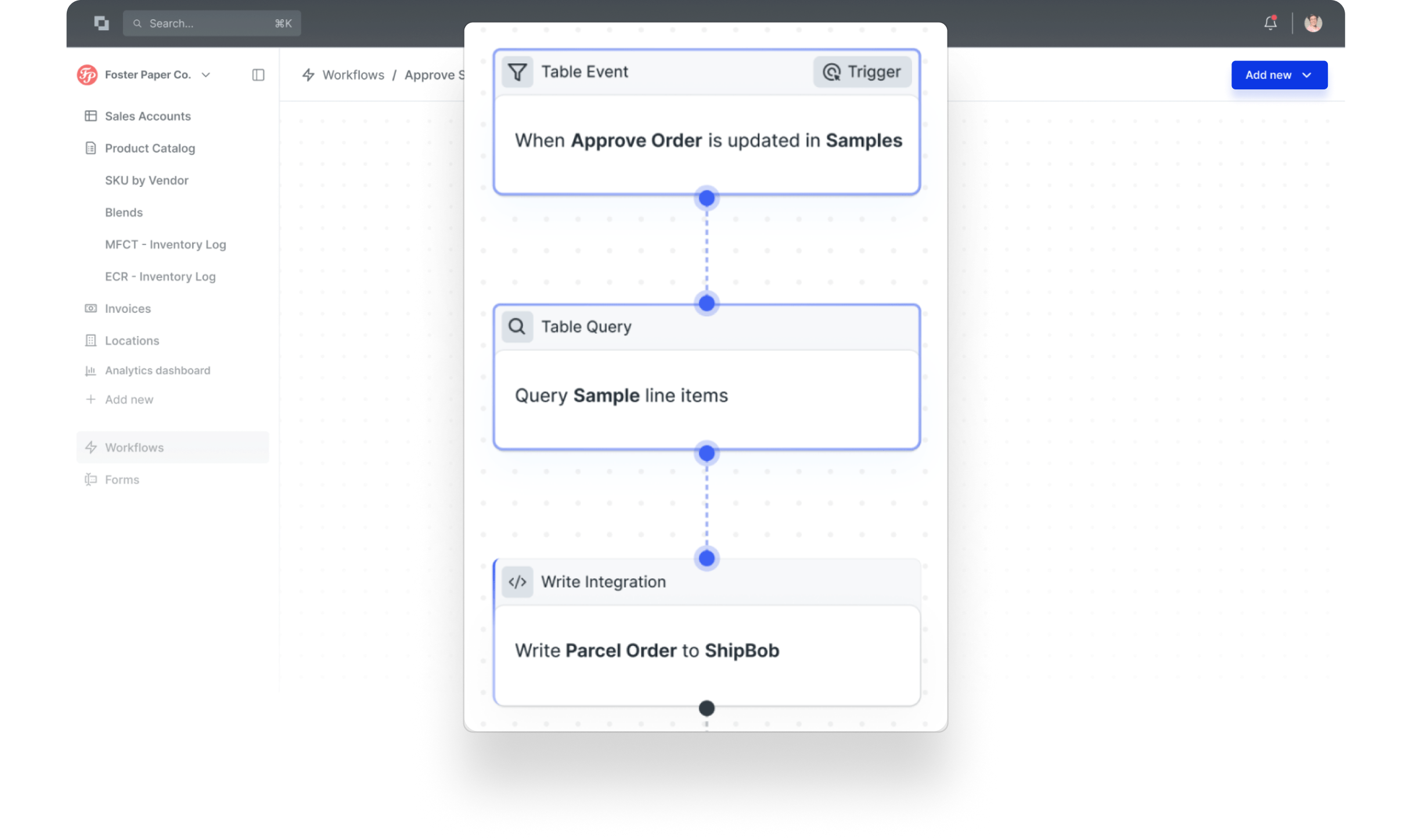 Automate the value chain