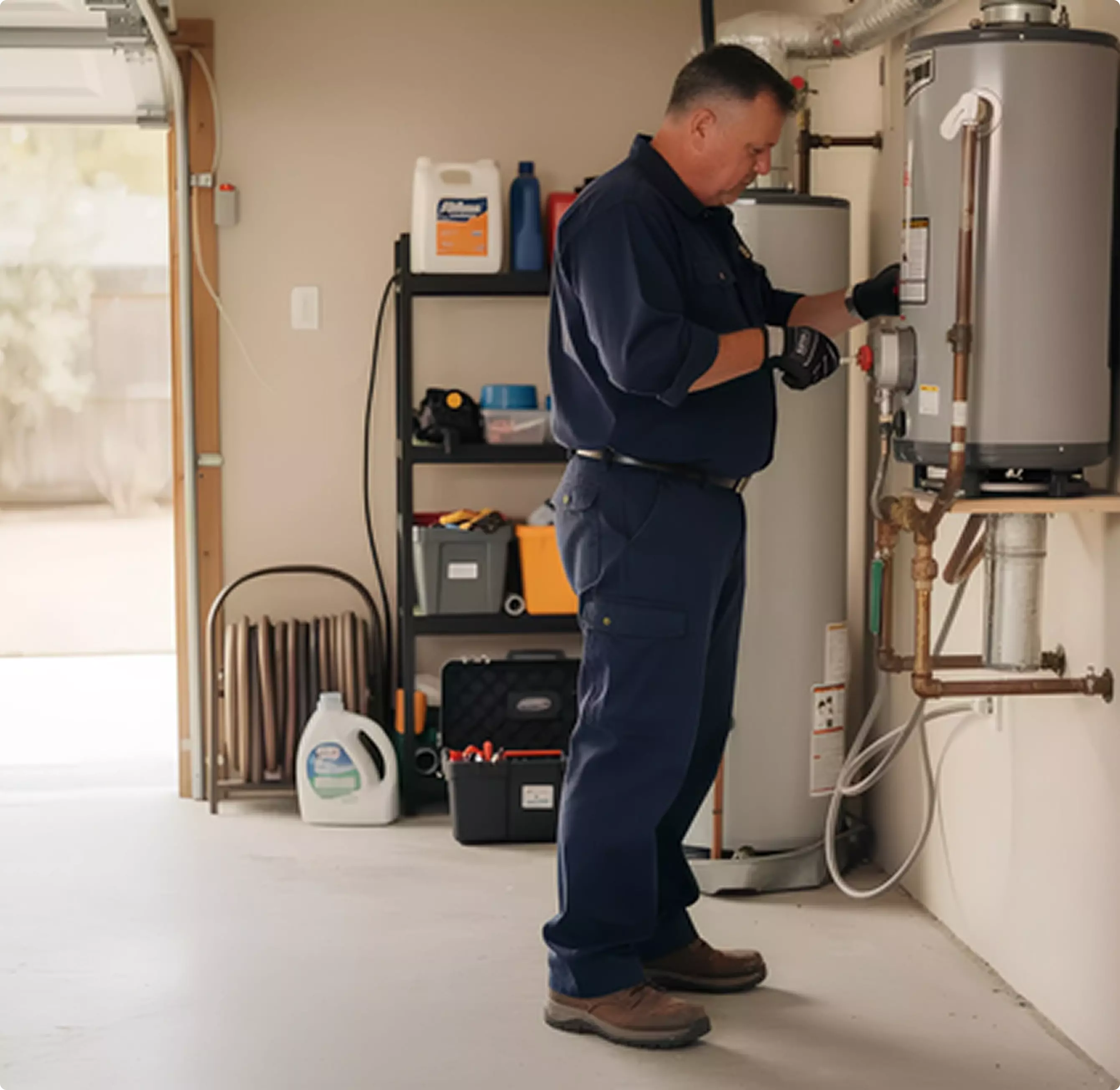 Water heater service