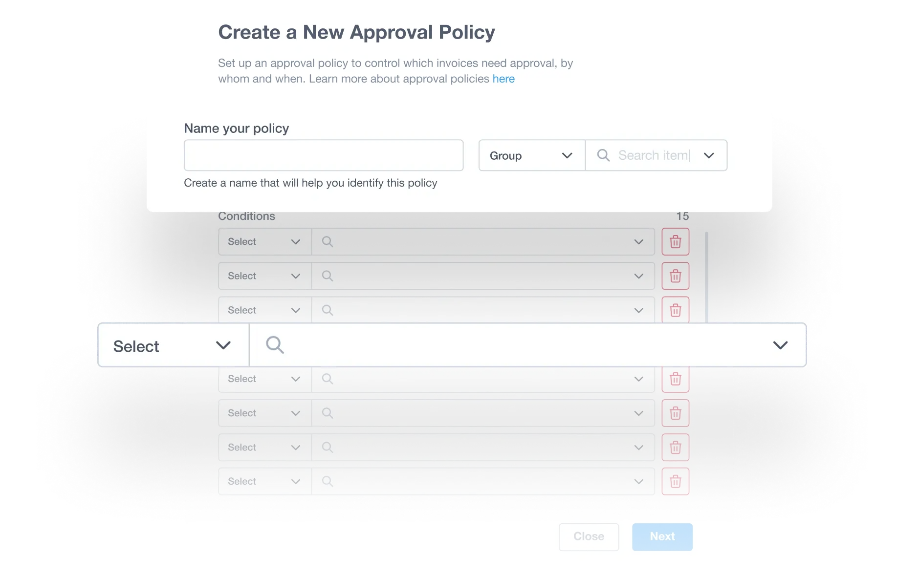 Matching & Approvals