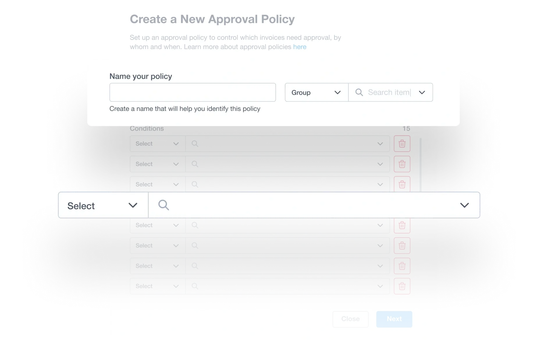 Matching & Approvals